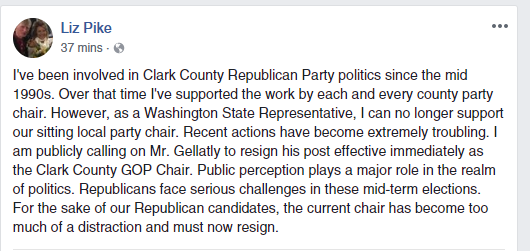 Pike call Gellatly resign