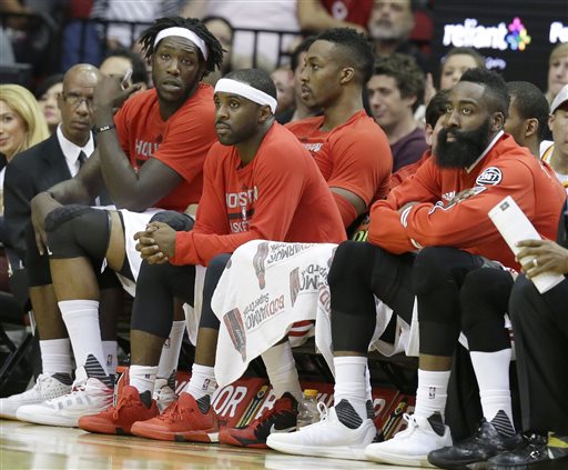 The Houston Rockets look to break a 4-game losing streak after firing their coach Wednesday.  (AP Photo/Pat Sullivan)