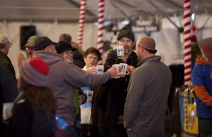 Beer enthusiasts check out the Vancouver Winter Brewfest. (Photo by Steven Lane of The Columbian)
