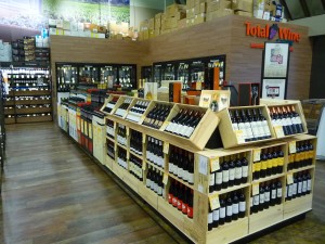 Total Wine & More's climate controlled area