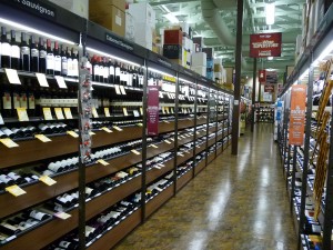 Organized, well lit and user friendly aisles at Total Wine & More
