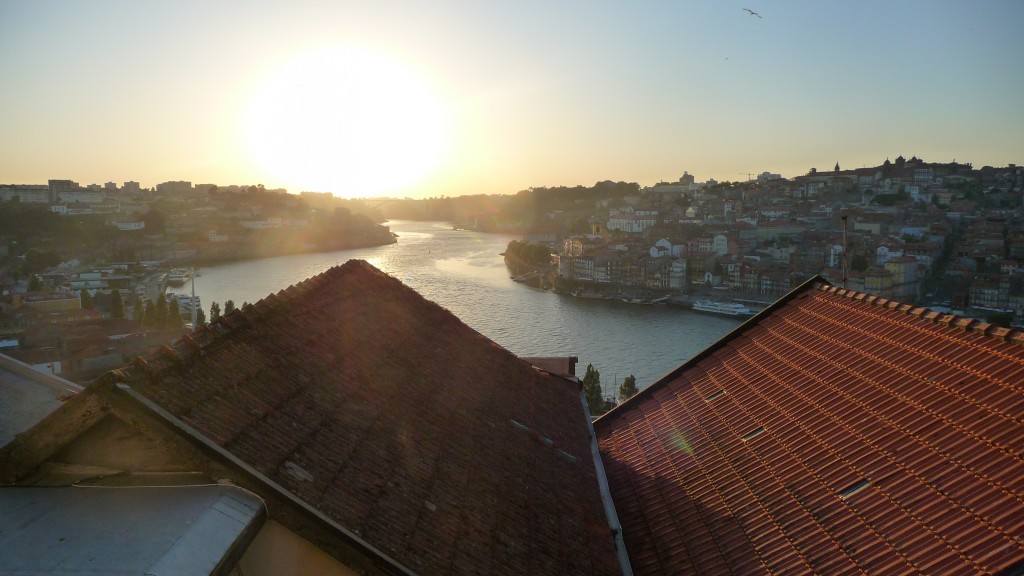 Porto's Douro River-view from our apartment
