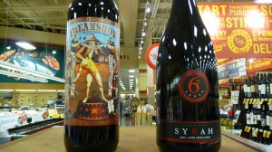 A couple of Michael David Winery's Halloween-worthy wines -Freakshow and 6th Sense Syrah