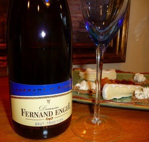 Sparkling wines are often suggested as an aperitif in light of how well they go with party fare. This Crémant D’Alsace  is perfect for holiday gatherings. 