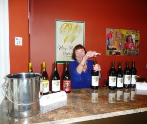 This beautiful winery reopens from their winter break to join the  Clark County Wine Country Valentine's Weekend Tour. Featured here is owner, Patti Kuni. 