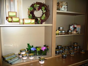 Village Vineyard carries a selection of soaps from Townsend Bay Soap Company year-round. Gardener's Hand soap is one of Sheila's favorites.