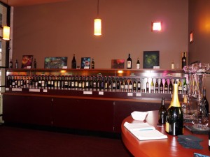 One side of Vinotopia's wine tasting cellar available to anyone over 21 who purchases a tasting card. Makes for a fun and educational visit. 