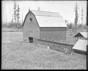 English Estate barn circa 1900's on the 112-year old English Family homestead in Vancouver. Photo courtesy of the English family.