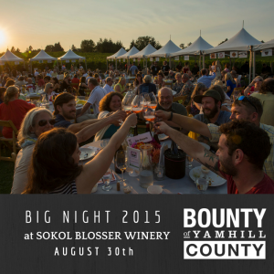 Five fantastic events —including luncheons, al fresco dinners and farm tours—over three days at the 4th Annual Bounty of Yamhill County Friday, August 28th-Sunday, August 30th. Bounty of Yamhill County
