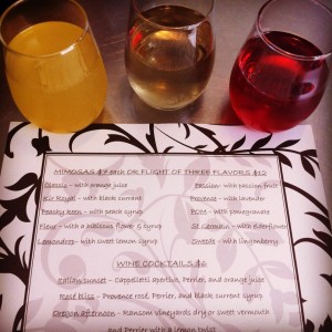 C'est la Vie in Battle Ground hosts Wine Wednesdays and specializes in mimosas which are available from 9 am-3 pm Tuesday-Saturday. C'est la Vie