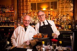 Birch Street Uptown Lounge in Camas is a destination even for Portlanders and these are two of the reasons why; master mixologist, Dennis Kinsey and owner, Kevin Taylor.