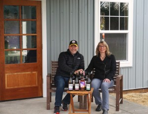 Although still a work in progress, visitors will be able to enjoy Clark County's 17th winery over Thanksgiving weekend—Dolio Winery and Vineyard. Owners Don and Pam Klase pictured here. Viki Eierdam 
