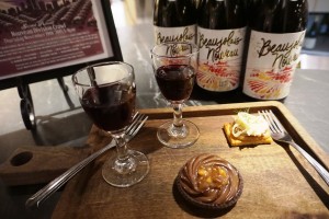 St. Honoré Boulangerie paired sweet and savory treats alongside Georges Duboeuf Beaujolais Nouveau 2015, often considered the king of Beaujolais. Viki Eierdam 