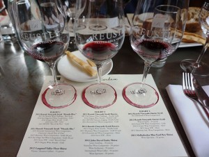 Stephen Reustle, owner and winemaker at Reustle – Prayer Rock Vineyards, and his wife, Gloria, held their first media luncheon ever at The Bent Brick in NW Portland recently to celebrate their Six Nations Wine Challenge win with their 2012 Syrah Masada Bloc. Viki Eierdam 