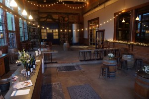 The tasting room of Elizabeth Chambers Cellar, located in downtown McMinnville, is decked out for the holidays. Viki Eierdam  