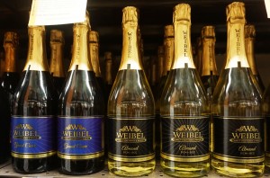 In addition to Weibel Grand Cuvee NV, Total Wine also carries all four of Weibel’s flavored sparklings. Viki Eierdam  