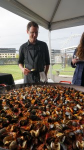 Helping bridge the flavor nirvana were small bites from 14 touted Portland eateries including seafood paella from Crown Paella. Viki Eierdam 