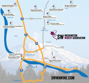 Location map of SWWA members. SWWA