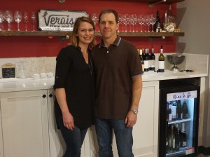WSET-certified Courtney and Tim Barker opened Véraison Wine Shop and Tasting Bar in the historic Sparks building on July 13. Viki Eierdam
