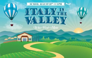 The 8th Annual Italy in the Valley happens at Cana's Feast on Sunday, August 21 from 1-5 p.m.