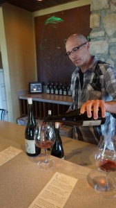 Steve Lutz, proprietor and winemaker of Lenné Estate, said “With Pinot Noir, it needs to hit mid-palate or it’s a miss for me.” Dan Eierdam 
