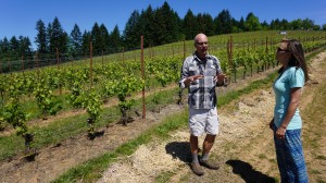 On a pleasant day in May, I enjoyed a private vineyard tour and tasting of Lenné Estate courtesy of winemaker, Steve Lutz. Dan Eierdam 
