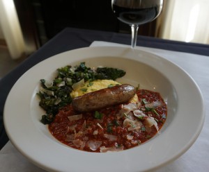 Pasta Gigi’s recently rolled out new menu items including Italian Sausage and Creamy Polenta—one of chef and owner Kathy Aikens’ favorite dishes. Viki Eierdam 