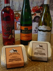 Chèvre is a versatile cheese to pair with food and wine including a fruity rosé for the Thanksgiving table; citrusy notes found in a Reustle Prayer Rock Grüner Veltliner;  and, the most classic pairing, a Pouilly Fumé from the Loire Valley. Viki Eierdam 