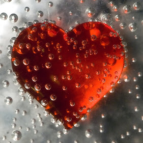 heart in rain