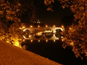 Bridge over the Tiber River Sep 2006