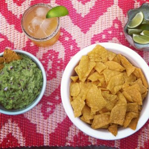 guacamole and margarita