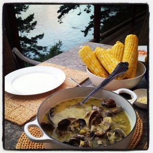 clams n' corn on sji