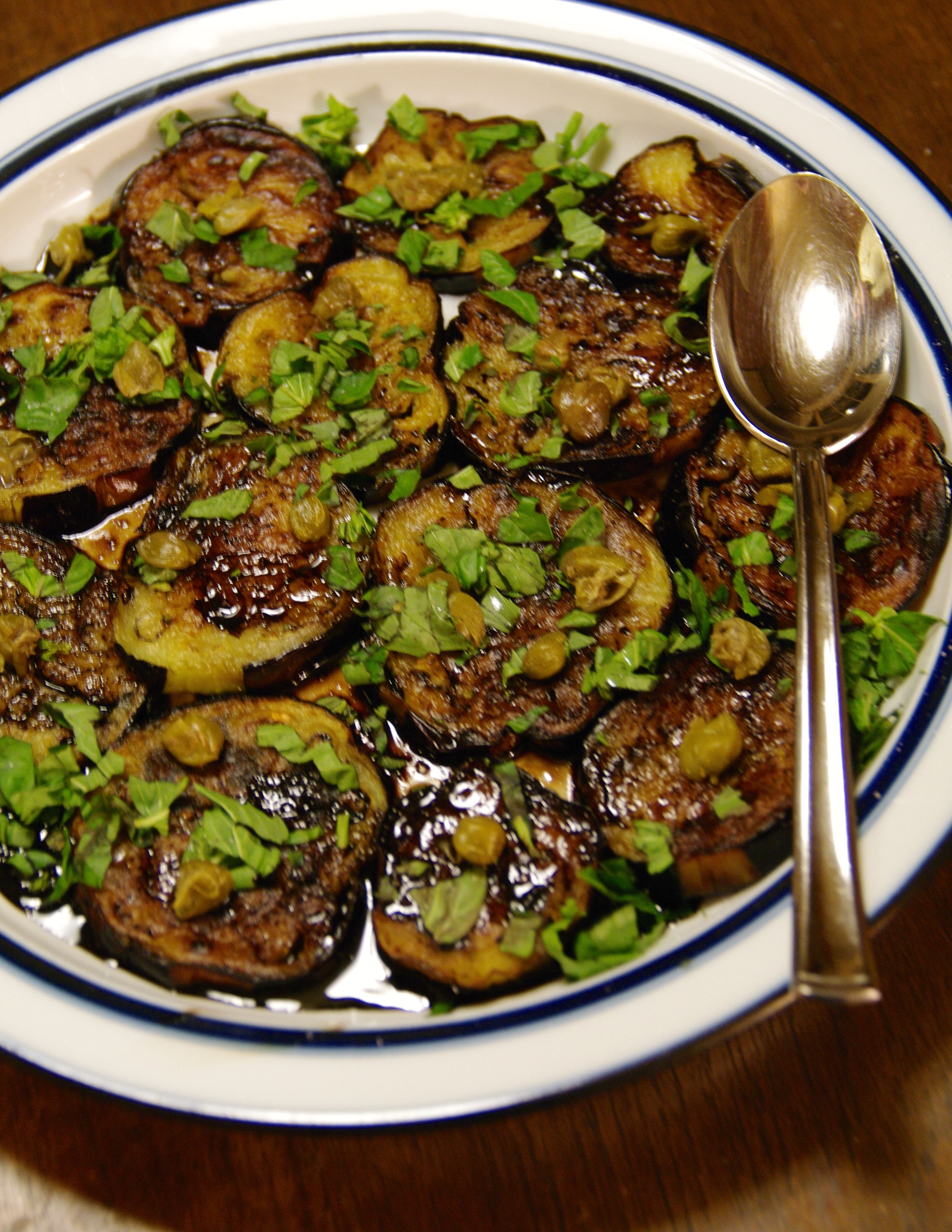 This eggplant dish is from Le Bistrot d'Edouard in Marseille, France. It makes a  filling, meatless main dish during Lent.