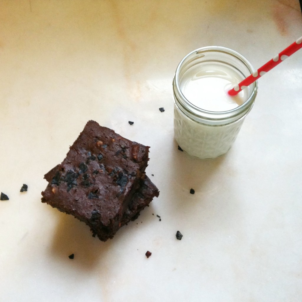 flourless blackbean brownies