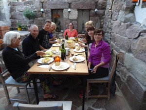 Pilgrim dinner in St. Jean Pied de Port