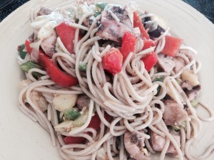 Smoked Chicken And Noodle Stir Fry
