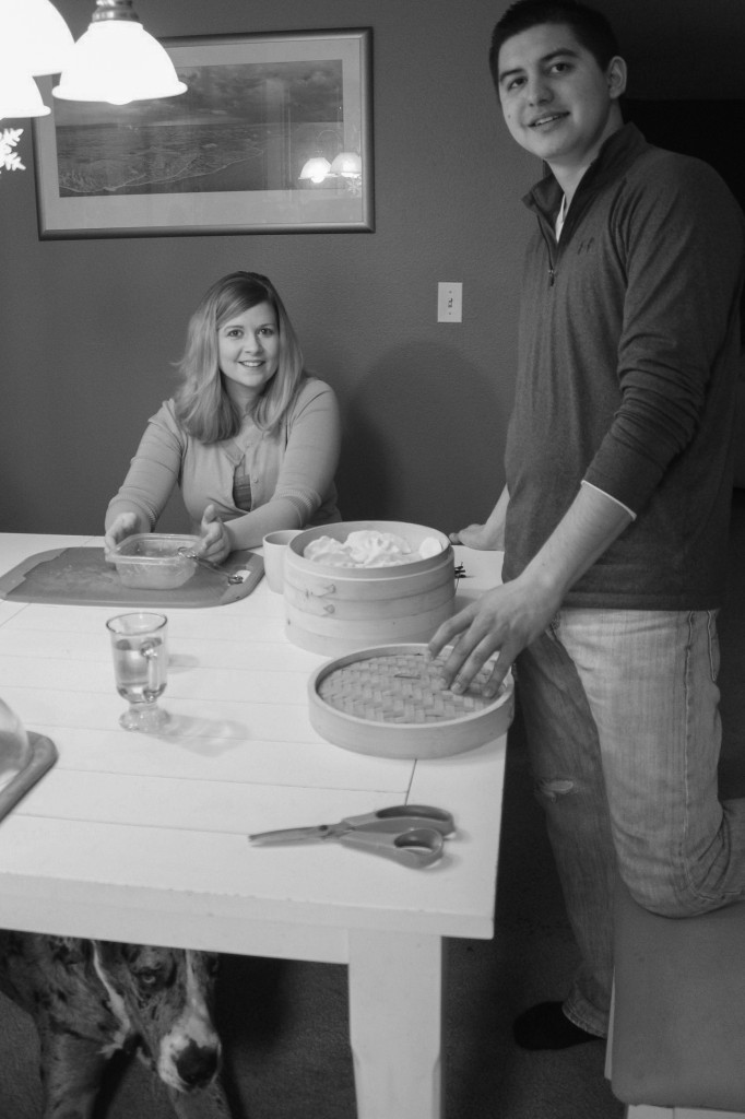 Making Shrimp and Crab Dumplings