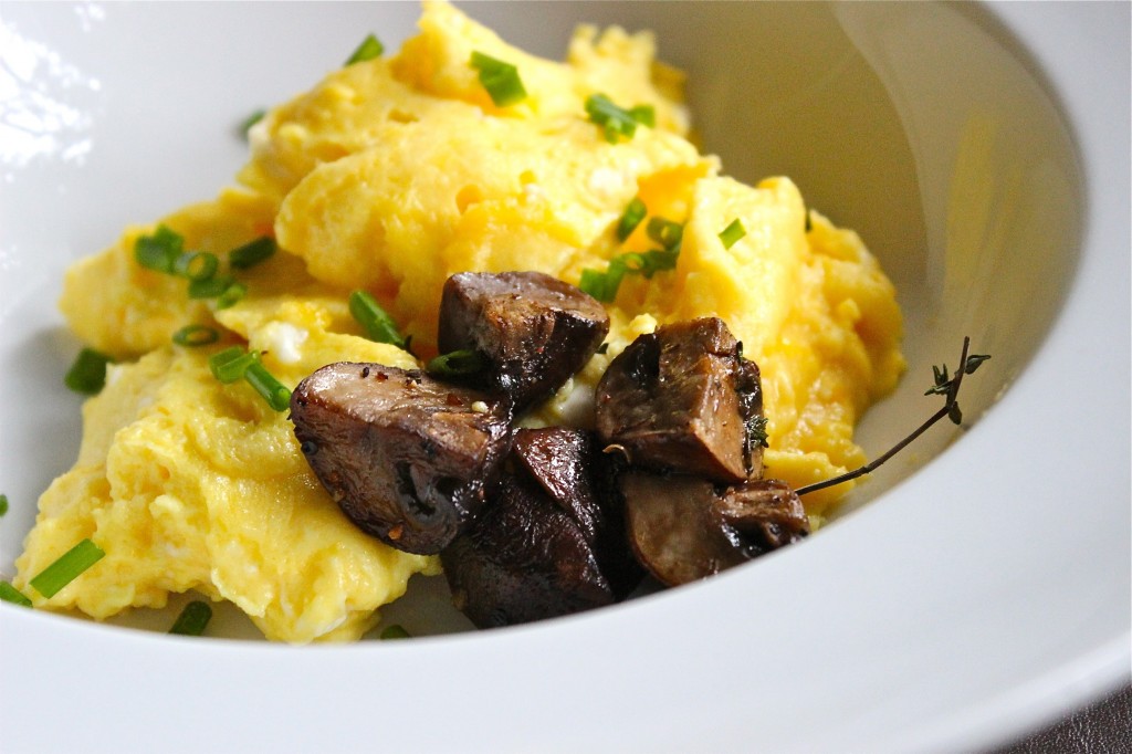 Creamy Scrambled Eggs for Dinner