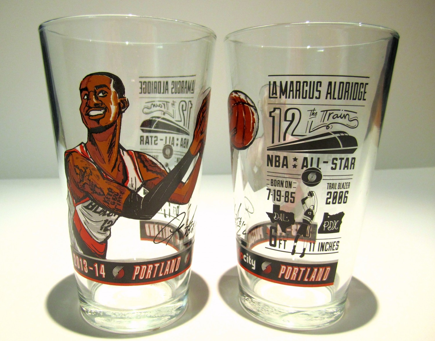 Blazers release first images of finished caricature glasses, full ...