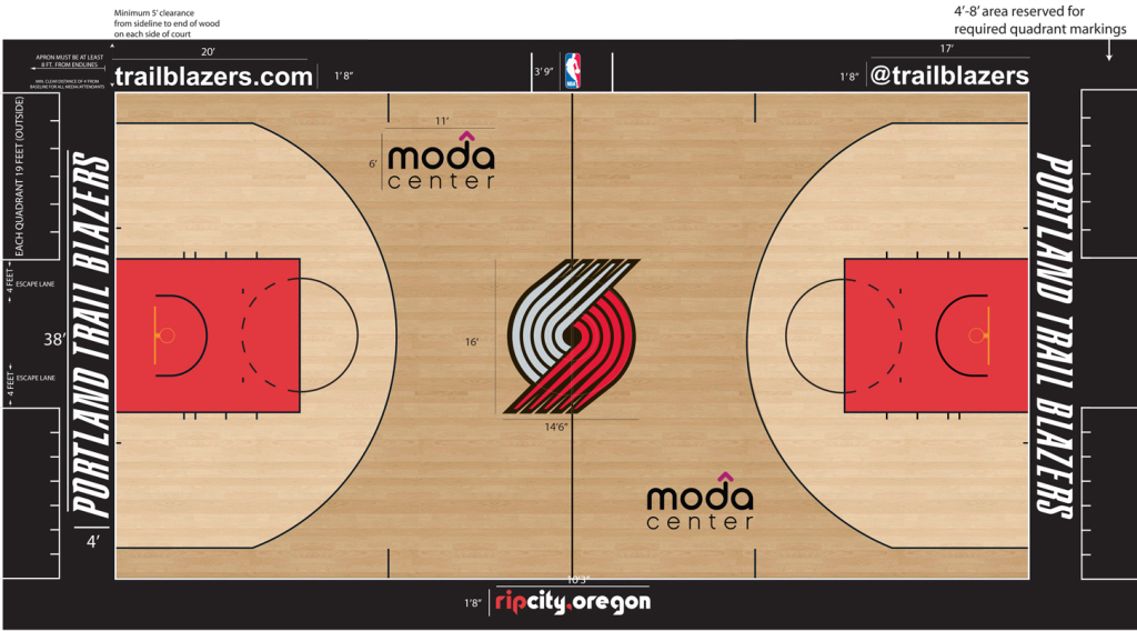 Lowe: Blazers New Court A Downgrade, Still A Top-10 Design - Blazer Banter