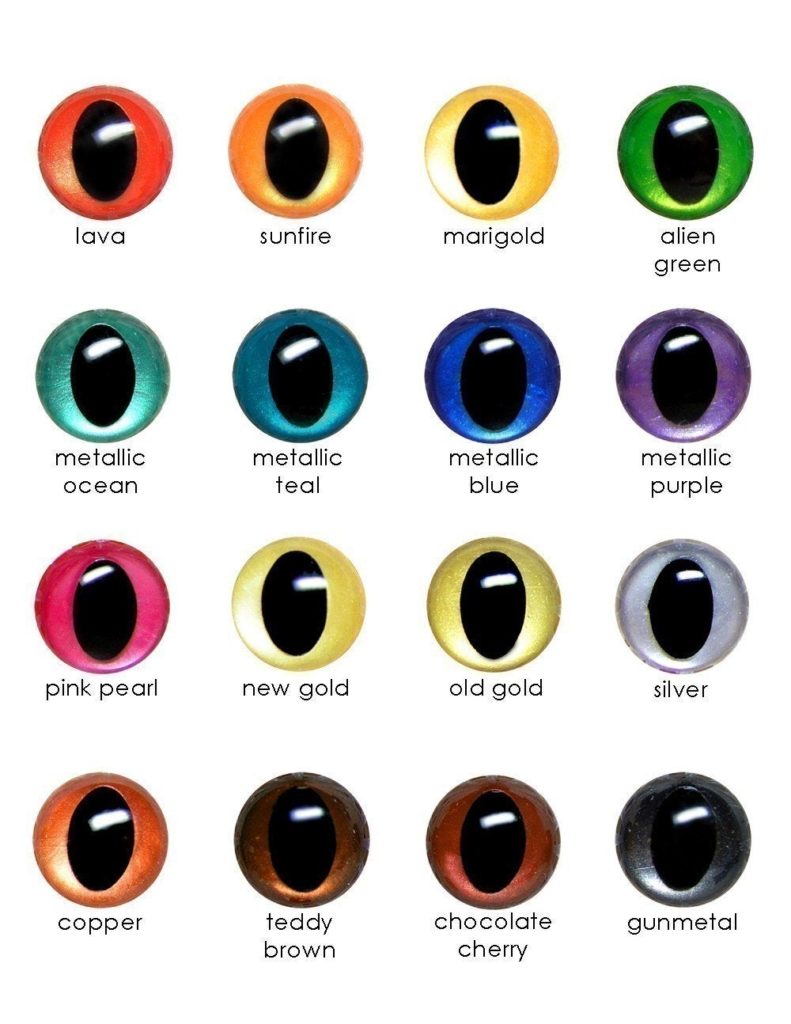 Cat eye color chart - Cat Tales