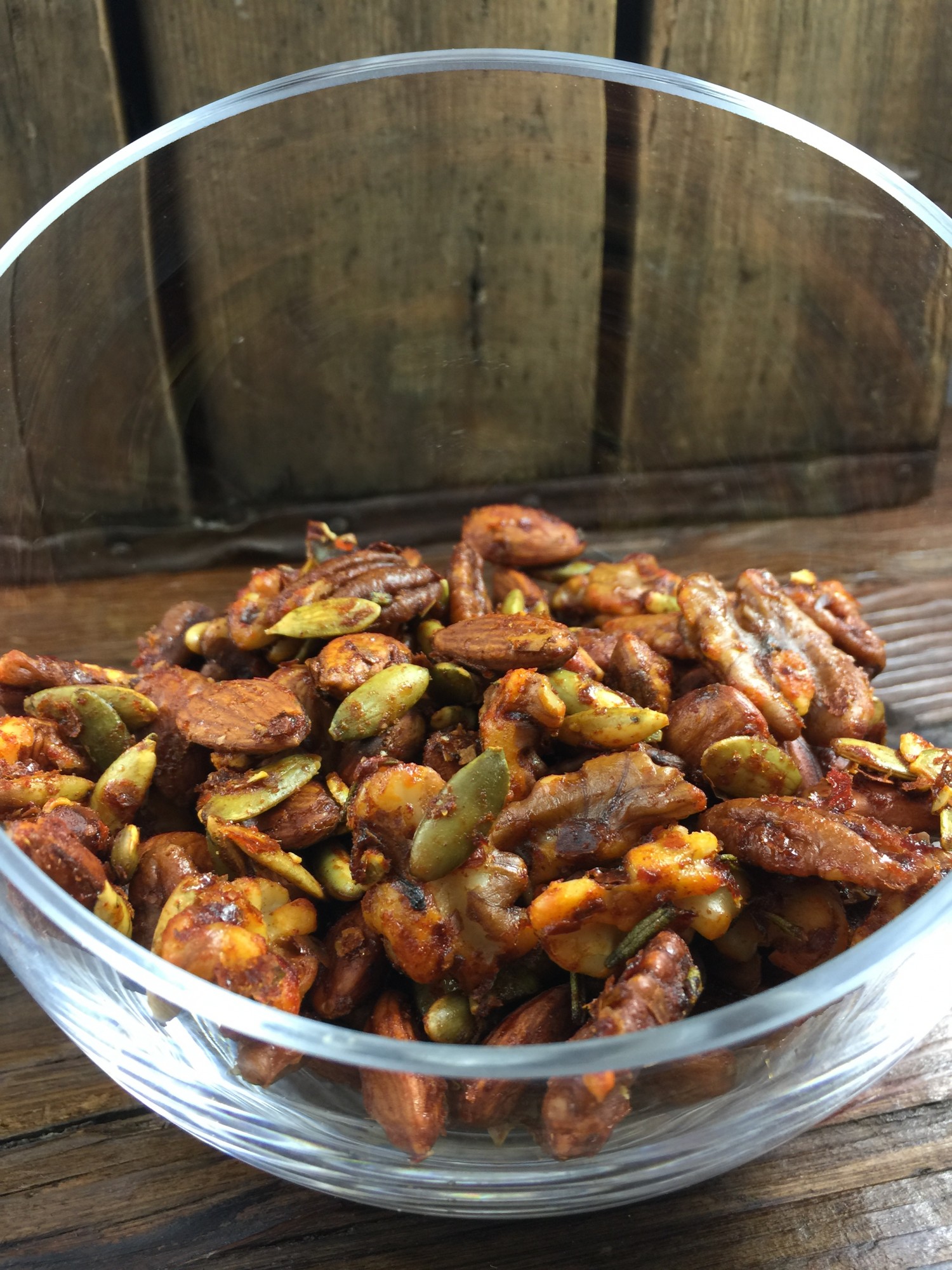 Sweet And Spicy Mixed Nuts Home Made