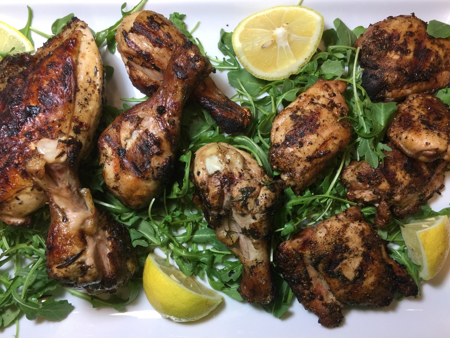 Ras El Hanout and Lemon Garlic-Herb Grilled Chicken - Home Made