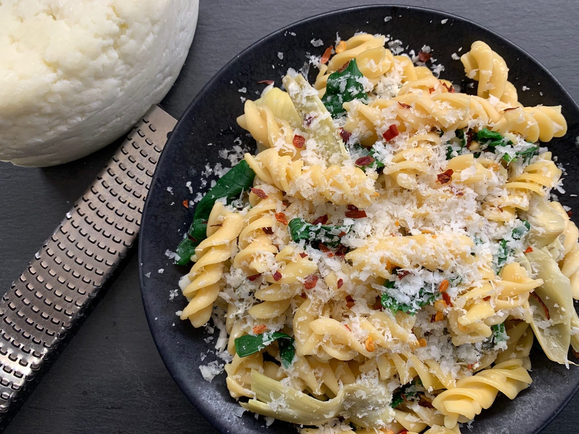 Spinach and Artichoke Dip Pasta - Home Made