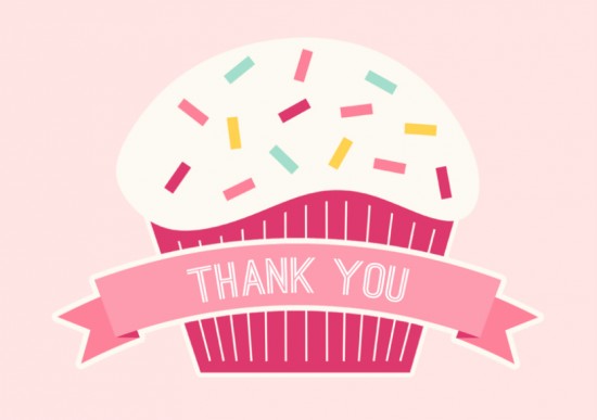 thank you cupcake - Sugar and Spice